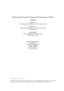 The Economics of Multi-Homing in Top Percentile Network Pricing