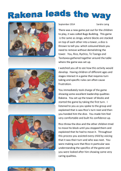 There was a new game put out for the children to play