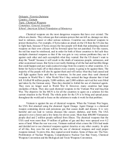 MUN Position Paper Vietnam