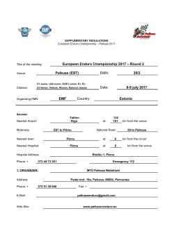European Enduro Championship 2017 &ndash; Round 2 Paikuse (EST