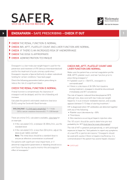 enoxaparin