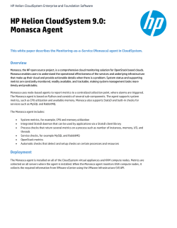 HP Helion CloudSystem Monasca Agent