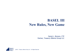 BASEL III New Rules, New Game