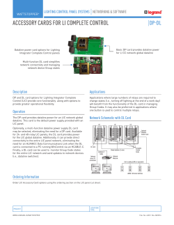 accessory cards for li complete control