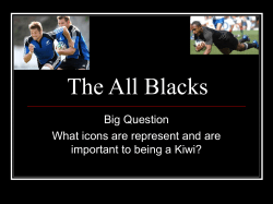 Kiwiana inquiry - Waimataitai School