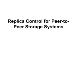 P2PStorageSystems