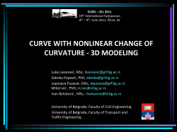 Curve with Non-linear Change of Curvature - 3D