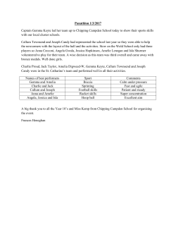 Panathlon 1/3/2017 Captain Gemma Keyte led her team up to