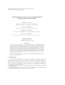 Approximating Polygons and Subdivisions with Minimum