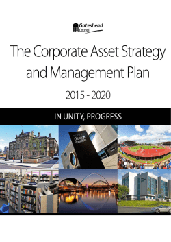 Corporate Asset Strategy and Management Plan