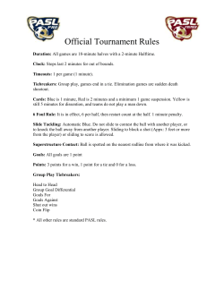 Tournament Rules