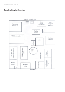 Complete Hospital floor plan