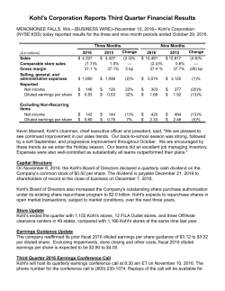 Q3 2016 Earnings Release