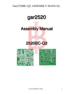 2520BC-Q2 Manual - capi-gear
