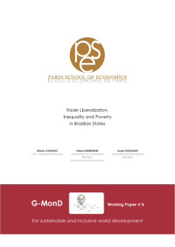 Trade Liberalization, Inequality and Poverty in Brazilian States