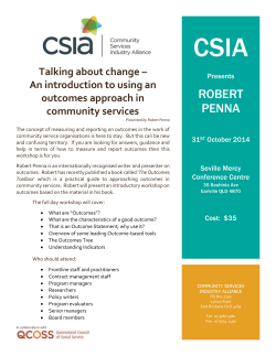 Robert Penna &ndash; Cairns Regional Workshop