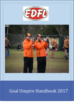Goal Umpire Handbook 2017