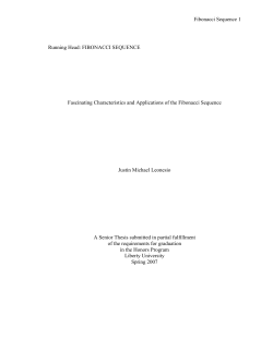 Fascinating Characteristics and Applications of the Fibonacci