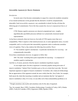 PACK STUFF ABOUT DIFFERENT NOTIONS OF INTRACTABILITY