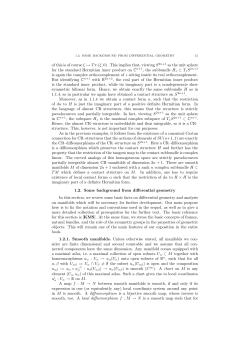 of this is of course &xi; &rarr; T&pi;&middot;(&xi;, 0). This implies that, viewing S 2n+1 as