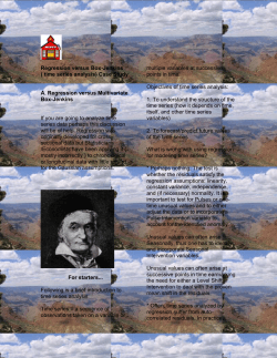 Case Studies - Automatic Forecasting Systems