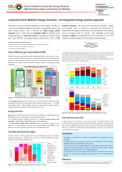 Template Poster Annual Conference SCCER Mobility 2016