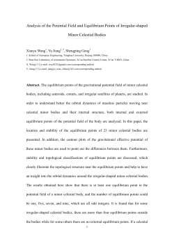 Analysis of the Potential Field and Equilibrium Points of
