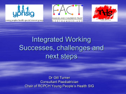 Slide 1 - Association for Young People`s Health