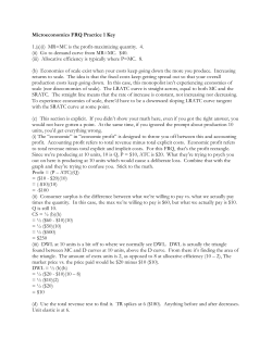 (ii) Go to demand curve from MR=MC.