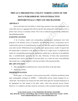 privacy-preserving utility verification of the data