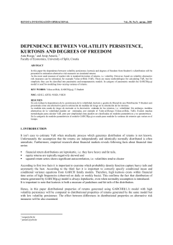 Parametric Forecasting of Value at Risk Using Heavy
