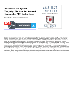 PDF Against Empathy: The Case for Rational