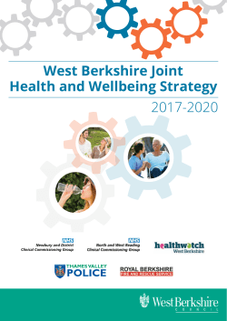 Health and Wellbeing Strategy