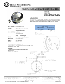 adjustable backdraft round damper lloyd industries inc.