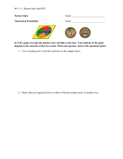 M-7-1-1_Partner Quiz and KEY Partner Quiz Name: Theoretical