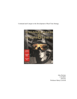 Command and Conquer in the Development of Real