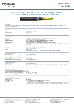FESTOONFLEX C-PUR-HF D12YC11Y: low voltage screened round