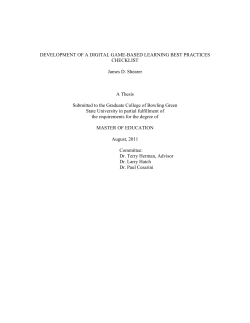 DEVELOPMENT OF A DIGITAL GAME-BASED