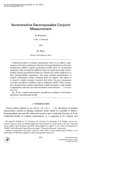 Nontransitive Decomposable Conjoint Measurement