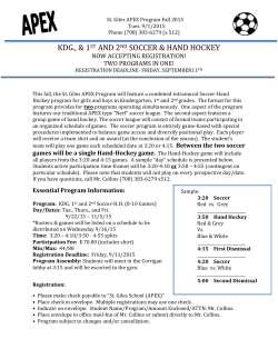 Fall 2015 K12 - St. Giles School