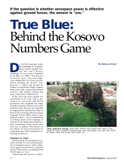 True Blue: Behind the Kosovo Numbers Game D