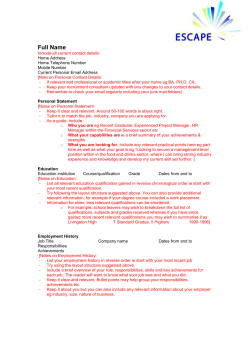 CV Template