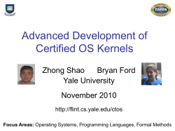 Advanced Development of Certified OS Kernels