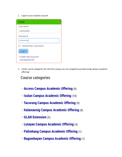 Steps on how to create/edit quiz (Teacher Mode) - SKSU-VLE