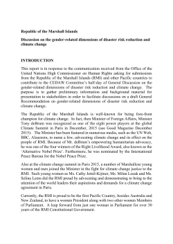 Joint National Action Plan for Climate Change Adaptation