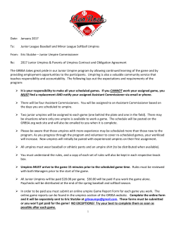 2017 Umpire Contract