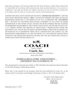 Coach, Inc.