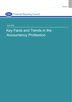 Key Facts and Trends in the Accountancy Profession