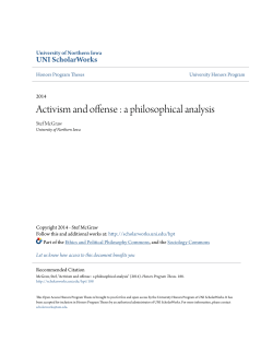 Activism and offense : a philosophical analysis