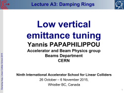 Damping Rings